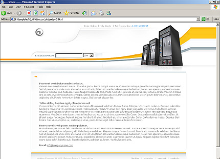 Website Template #10905
