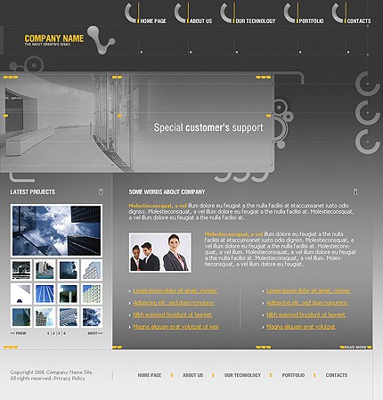 Website Template #10912