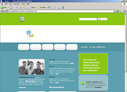 Website Template #10935