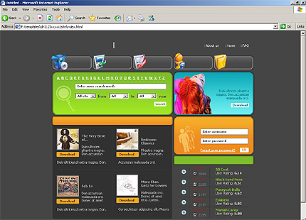 Website Template #10940