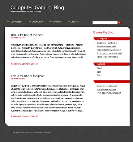 Website Template #10967