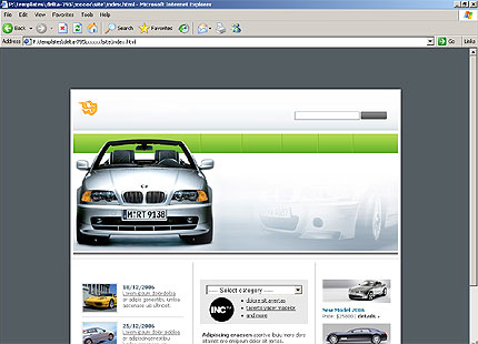 Website Template #10971