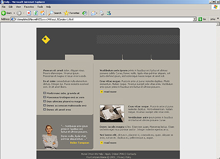 Website Template #11325