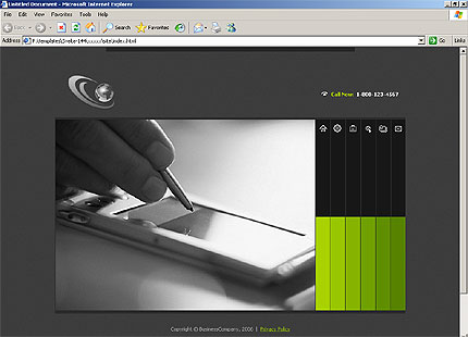 business&nbsp;site template