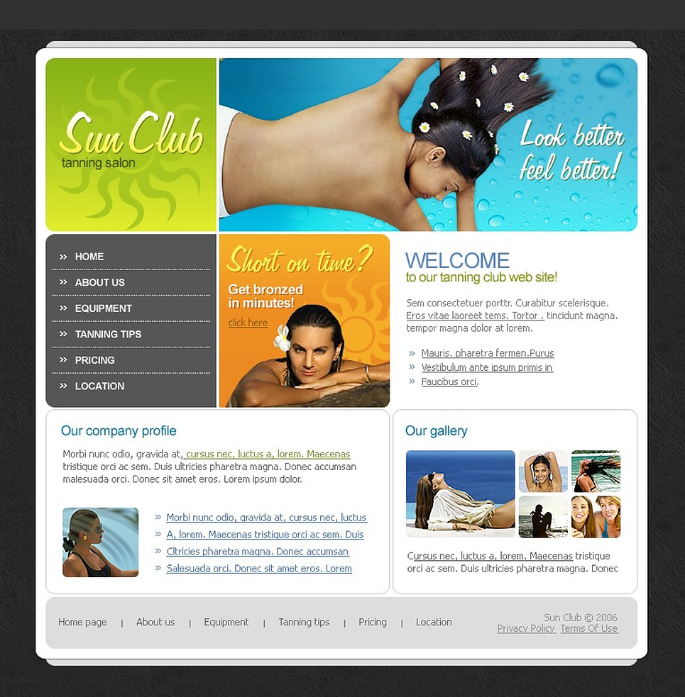 Tanning Salon Website Template Web Design Templates Website Templates Download Tanning Salon Tanning Salon Website Templates