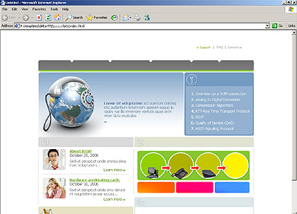 Website Template #11431