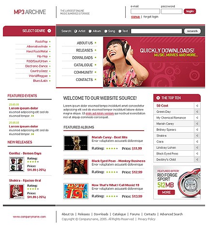 Website Template #11685