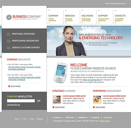 Website Template #11734