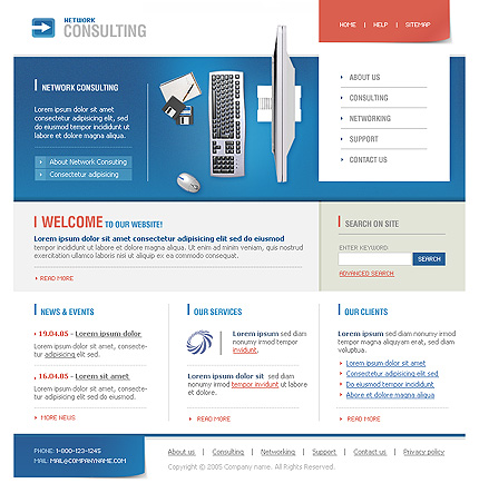 Website Template #11994