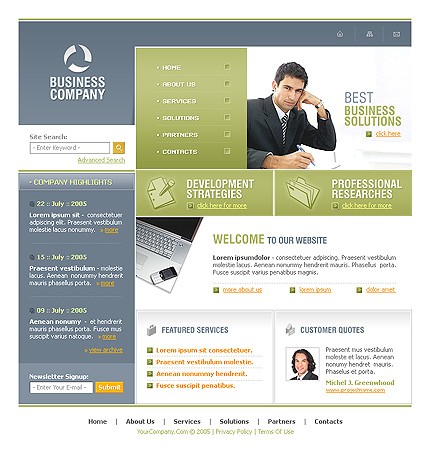 Website Template #12014