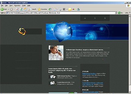 Website Template #12031