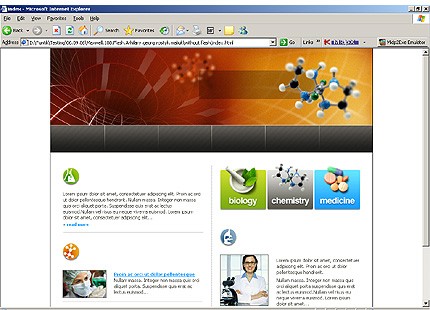 Website Template #12045