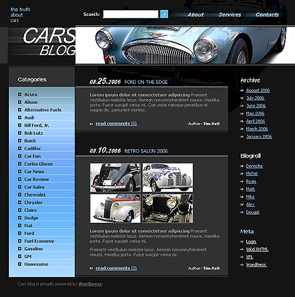 Website Template #12085