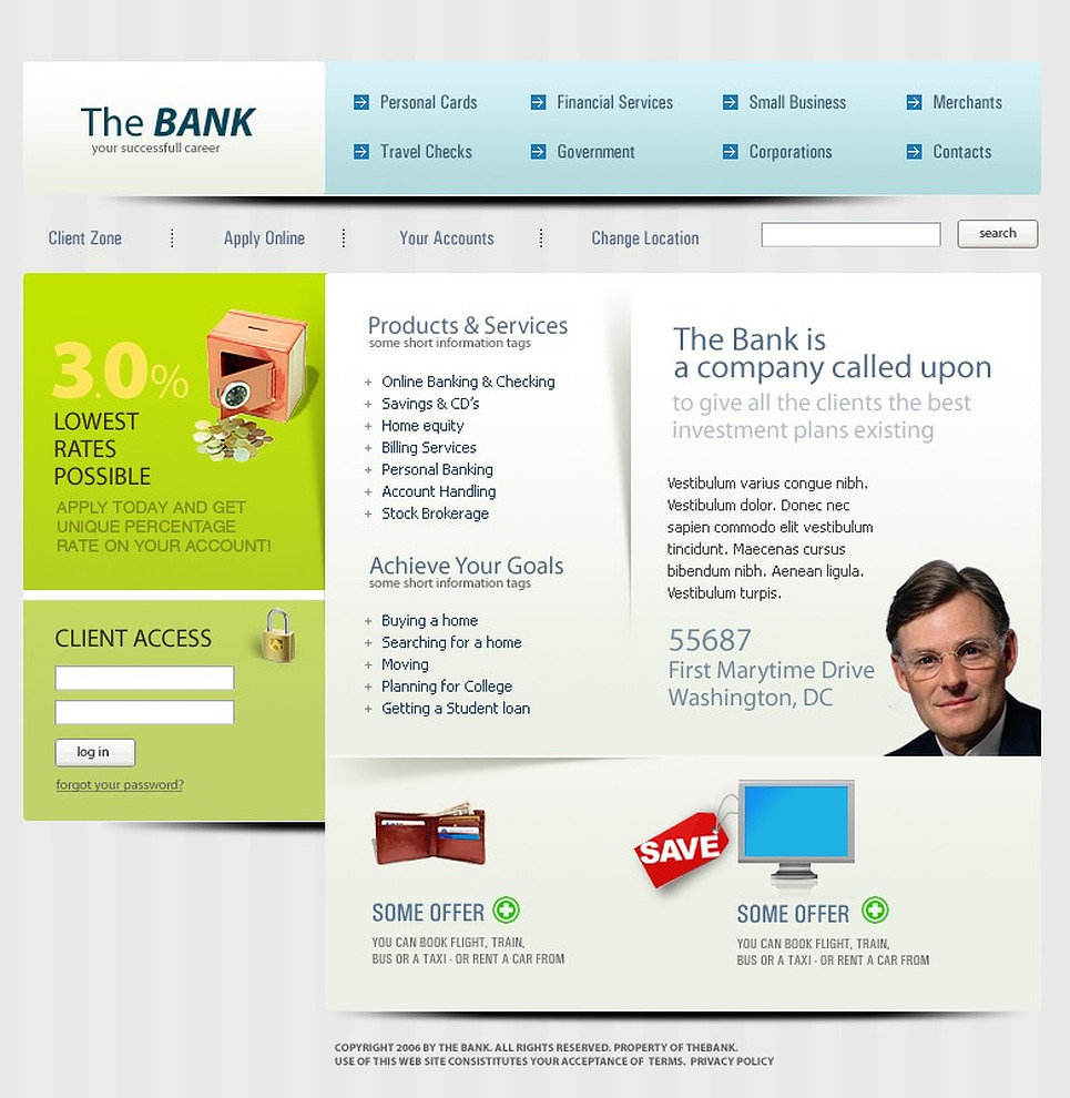 Bank Website Template Web Design Templates Website Templates Download Bank Website Template Banking Website Template