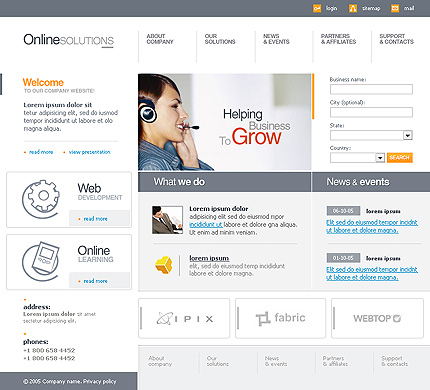 Website Template #12105
