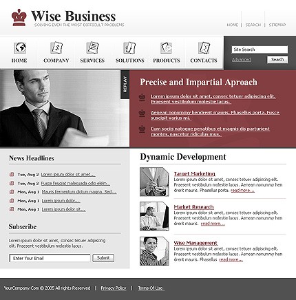 Website Template #12360