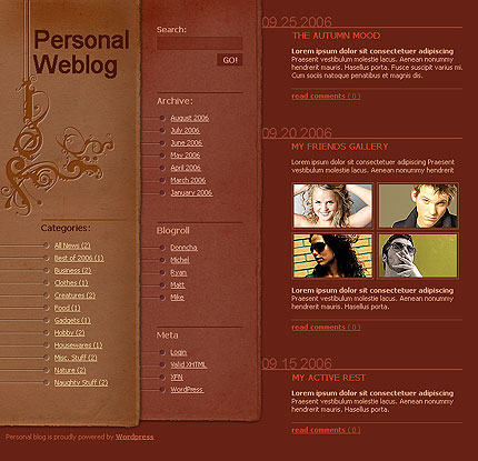 Website Template #12417