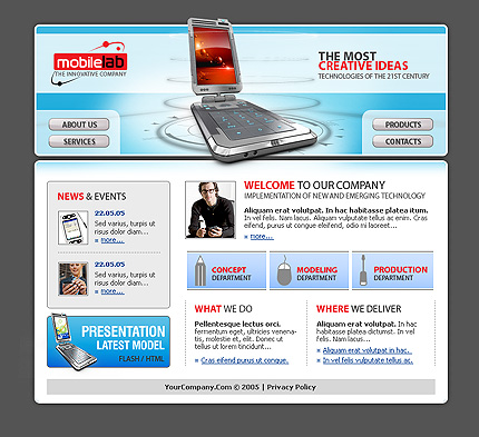 Website Template #12430