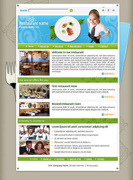 Website Template #12432