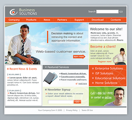 Website Template #12475
