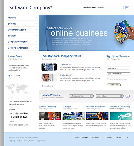 Website Template #12760