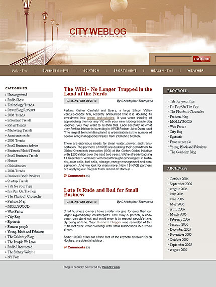 Website Template #12845