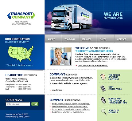 Website Template #12854