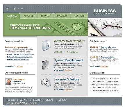 Website Template #12899
