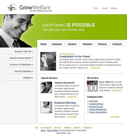 Website Template #12905