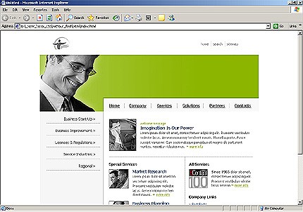 Website Template #12905