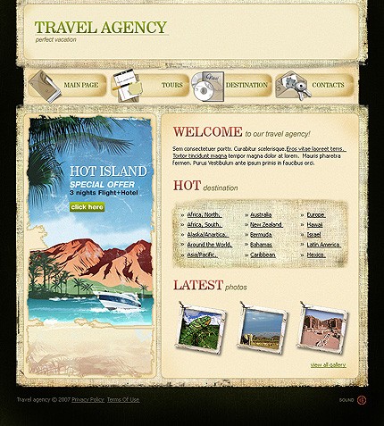 Website Template #12985