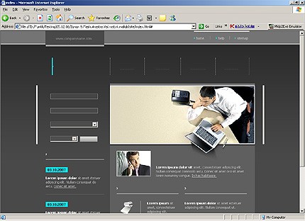 Website Template #13114