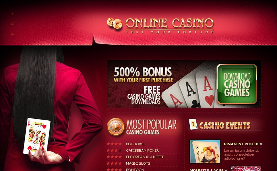 Online Casino Flash Template #13234