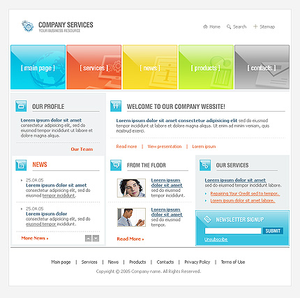 Website Template #13589