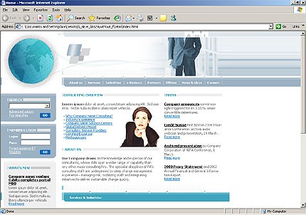 Website Template #13738