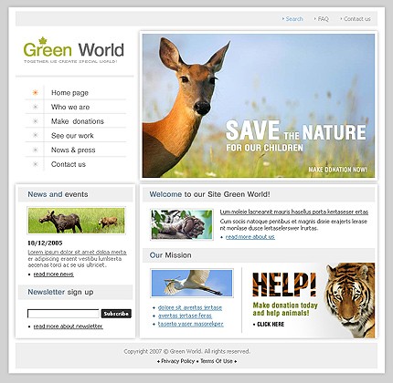 Website Template #13782