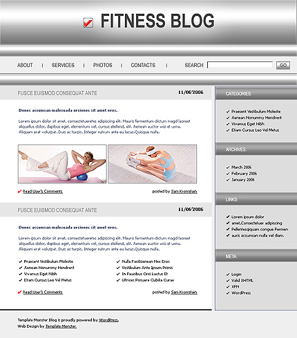 Website Template #14018