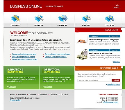 Website Template #14323