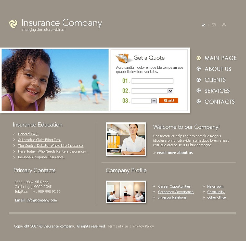 Turnkey and Customizable Life Insurance Website for Sale ...