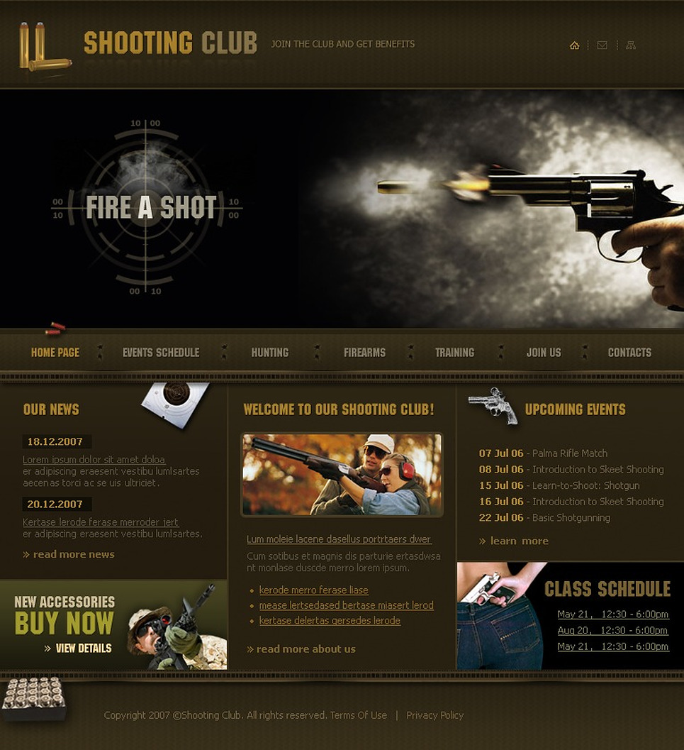 Book Club Website Template