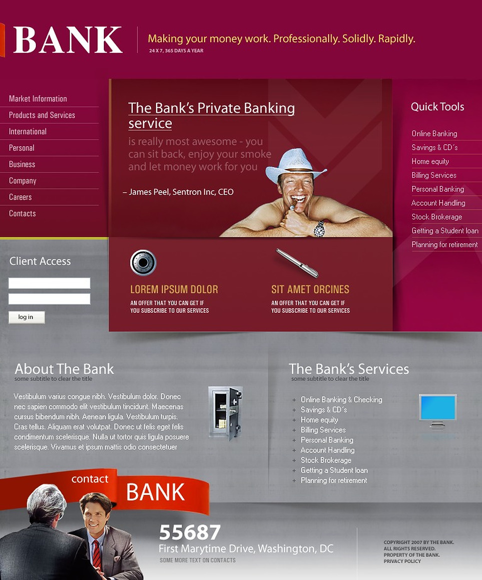 Bank Website Template Web Design Templates Website Templates Download Bank Website Template Banking Website Template