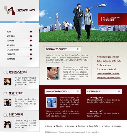 Website Template #15018
