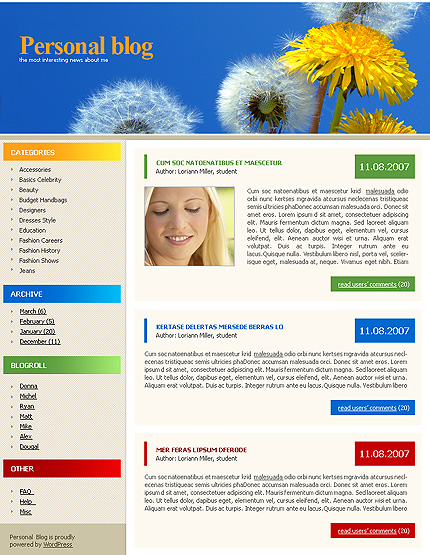 Website Template #15020