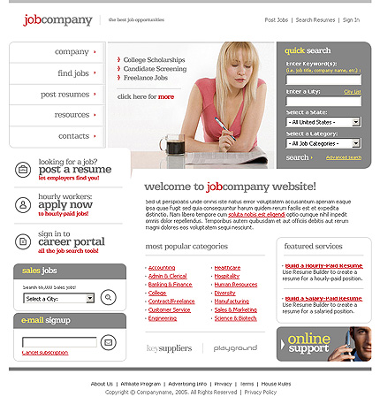 Website Template #15059