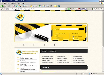 Website Template #15264