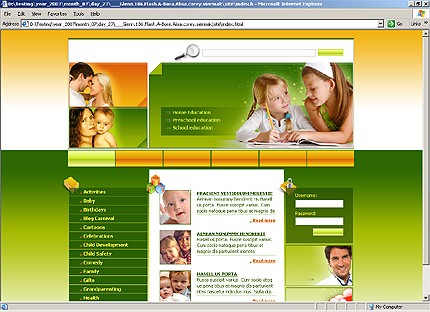 Website Template #15839