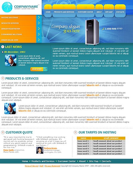 Website Template #1613