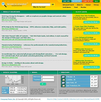 Website Template #1663