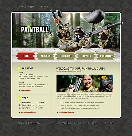 Website Template #16071
