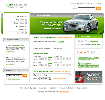 Website Template #16077
